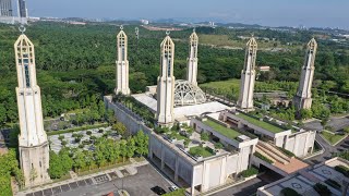 Bandar Dato Onn Johor Bahru Aerial View 2022 4k  Aeon Bandar Dato Onn Sultan Iskandar Mosque [upl. by Arber]