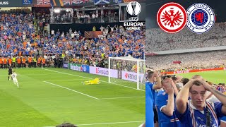 THE MOMENT FRANKFURT WIN EUROPA LEAGUE vs RANGERS [upl. by Saxet]