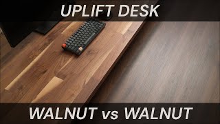 UPLIFT Desk  Walnut Laminate vs Walnut Butcher Block Tabletop [upl. by Solokin]