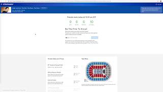 What a Ticketmaster Presale looks like on a desktop computer [upl. by Nahsor789]