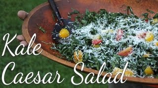 Kale Caesar Salad  Kitchen Vignettes  PBS Food [upl. by Manlove]