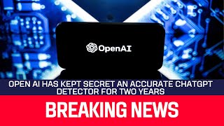 Open AI Has Kept Secret an Accurate ChatGPT Detector for Two Years [upl. by Nirad140]