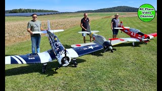 3x Moki250  F4U Corsair amp A6M Zero amp North American AT6  JMFC Lauterhofen Markus Christian Florian [upl. by Alyson]