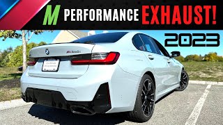 NEW 2023 M340i W BMW M Performance EXHAUST You HAVE to HEAR THIS [upl. by Vanthe]