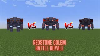 The 3 Redstone Golems Royale [upl. by Llerrat]