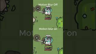 Sploopio Motion blur vs nonmotionblur [upl. by Yraeht]