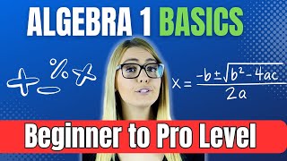 Algebra 1 Basics for Beginners [upl. by Leonerd430]