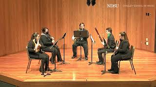 NDSU Wind Quintet  NDSU Challey School of Music  Pacquito D’Rivera  Aires Tropicales II Sol [upl. by Mordy]