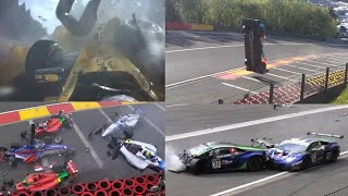 WORST CRASHES EA ROGUE  RAIDILLON Compilation SPA old runnof [upl. by Trudy]