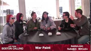 Boston Calling Warpaint Interview [upl. by Coveney887]