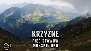 Krzyżne  Dol Pięciu Stawów  Świstówka  Morskie Oko  Tatry Wysokie  14082021 [upl. by Ydderf421]