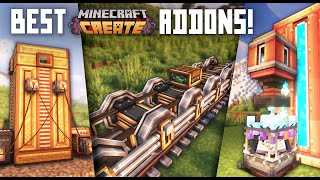 10 of the BEST Minecraft Create Mod Addons for 2024 [upl. by Eicnan]