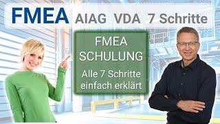 FMEA AIAG VDA 7 Schritte einfach erklärt  FMEA Qualitätsmanagement 🧐 Qualität OECplus [upl. by Margherita49]