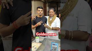 Golden man 😍 इंदौर का famous kulfi 😋 वाला subscribe like 👍share shorts new video 😱 tranding [upl. by Spieler782]