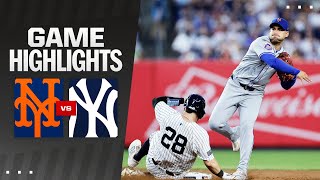 Mets vs Yankees Game Highlights 72424  MLB Highlights [upl. by Ellerahc563]