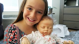 Reborn Baby Doll Surprise Unboxing Madisons First Reborn Doll Sophia [upl. by Ludvig]