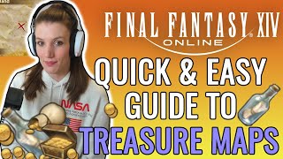 How to Do Treasure Maps in FFXIV  Maps EXPLAINED in This Guide [upl. by Anileh]