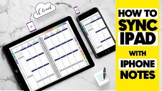 Notability vs Goodnotes 4 How to sync Notes app from iPad to iPhone [upl. by Hnao]
