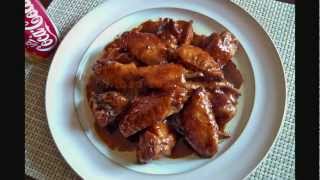 CocaCola Chicken Wings Recipe  可乐鸡翅 Cooking Chinese Food [upl. by Antonia770]