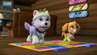 PAW Patrol Clip Skye And Everest Doing The Pup Pup Boogie [upl. by Codd]