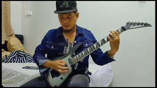 Semangat Lamina  Lefthanded Guitar Cover Intro Solo [upl. by Janeczka]