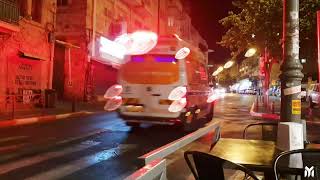 My eyesight with keratoconus  Ambulance at night [upl. by Dej]