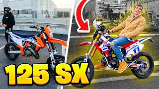 IL 125 PIU VELOCE MAI GUIDATO  KTM SX 125 [upl. by Warder949]