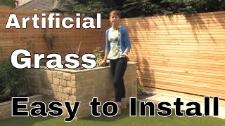 🌲How to Install artificial grass🌳 [upl. by Tolmann]