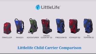 Littlelife Child Carrier Comparison [upl. by Annayoj850]