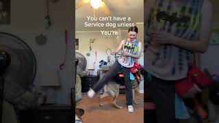 You have to be disabled in order to have a service dog [upl. by Wendolyn]