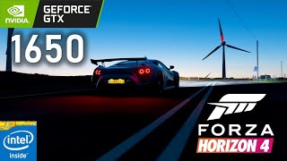 Forza Horizon 4 Test on GeForce GTX 1650  I59300H [upl. by Glynnis]