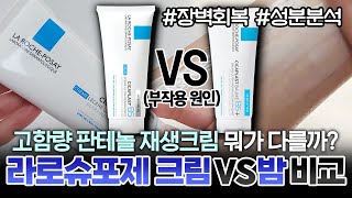 구매 전 꼭 보세요 피부과 유명템 라로슈포제 시카플라스트 크림 VS 밤 비교amp성분 분석ㅣ사용 후기ㅣ부작용 원인ㅣ피부장벽크림ㅣ올영 재생크림ㅣ약국템ㅣ고함량 판테놀ㅣ레이저 후 재생크림 [upl. by Ravi614]