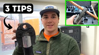 3 Pro Tips For Using The RLS  Zoomlock HVAC Press  CrimpTool [upl. by Lalittah166]