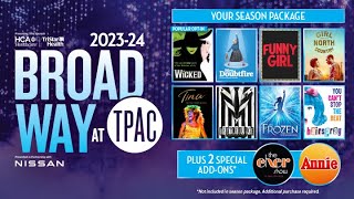 202324 Broadway at TPAC Season  Tennessee Performing Arts Center [upl. by Francesca45]