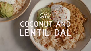 Coconut and Lentil Dal  Deliciously Ella  Vegan [upl. by Jazmin]