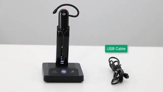 How to connect Yealink WH62ampWH63 to your PC or desk phone [upl. by River121]