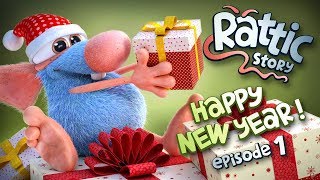 RATTIC  Happy New Year  Season 1 Episode 1  NEW 3D Animated Funny Cartoon Series FULL HD [upl. by Lula]