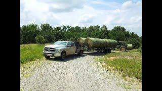 hayride V ultimate Round bale Tandem row Hauler [upl. by Toshiko]