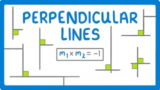 GCSE Maths  Perpendicular Lines 75 [upl. by Ciro552]