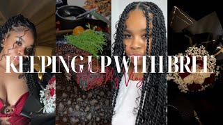 KEEPING UP WITH BREE FEBRUARY VLOG DINING  GYM  GALENTINES  HAIR APPT  MORE [upl. by Limbert]