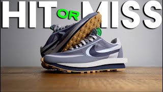 WHAT HAPPENED TO THESE Nike x Sacai x Clot LDWAFFLE Cool Grey Review amp OnFoot [upl. by Sheryle]