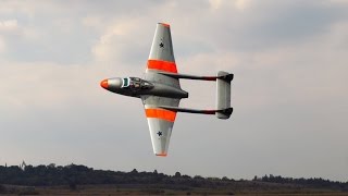 De Havilland Vampire  SAAF Museum Air Show 1st Display [upl. by Caia]