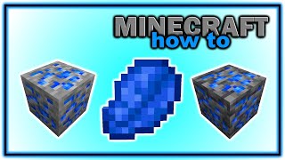 How to Find and Use Lapis Lazuli in Minecraft  Easy Minecraft Tutorial [upl. by Ahsitul885]