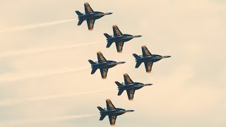 4K HDR Rickenbacker Air Show 2023  USN Blue Angels [upl. by Celik]