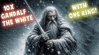 10 Gandalf the White vs 7 Brutal factions  Gandalf Power  Edain Hero Submod 381  Bfme Game [upl. by Yro63]