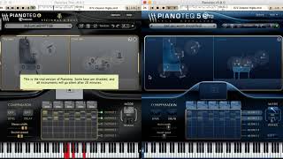 PianoTeq 5 vs PianoTeq 6 trial version [upl. by Monafo]