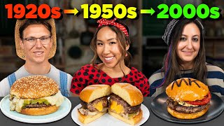 Cooking 100 Years of Burgers [upl. by Annairda892]