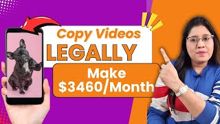 New Technique Kamao 3460Month By ReUploading Videos On YouTube Legally New Way To Make Money 2024 [upl. by Samale901]