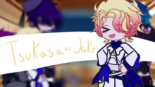 TMF react to Jake as Tsukasa Temnaremakepjskxtmf crossoverbad grammar [upl. by Jarrid]