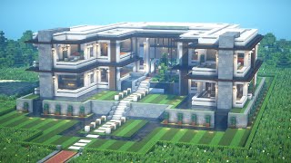 Minecraft Modern Mansion Tutorial  Interior  Architecture Build 14 [upl. by Huntley]